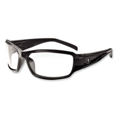 Ergodyne Corporation Skullerz Thor Safety Glasses, Black Nylon Impact Frame, Clear Polycarbonate Lens, Ships in 1-3 Business Days
