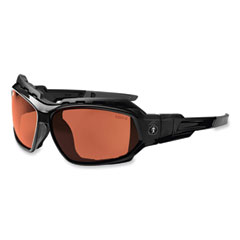 Ergodyne Corporation Skullerz Loki Safety Glasses/Goggles, Black Nylon Impact Frame, Polarized Copper Polycarb Lens, Ships in 1-3 Business Days