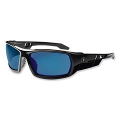 Ergodyne Corporation Skullerz Odin Safety Glasses, Black Nylon Impact Frame, Blue Mirror Polycarbonate Lens, Ships in 1-3 Business Days