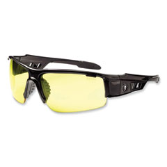 Ergodyne Corporation Skullerz Dagr Safety Glasses, Black Nylon Impact Frame, Yellow Polycarbonate Lens, Ships in 1-3 Business Days