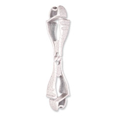 Ergodyne Corporation Squids 3400 Dual Clip Glove Clip Holder, 1 x 1 x 6.5, Acetal Copolymer, Granite, Ships in 1-3 Business Days