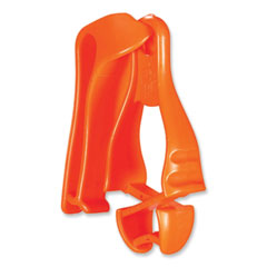 Ergodyne Corporation Squids 3405 Belt Clip Glove Clip Holder, 1 x 1 x 6, Acetal Copolymer, Orange, Ships in 1-3 Business Days