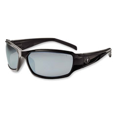 Ergodyne Corporation Skullerz Thor Safety Glasses, Black Nylon Impact Frame, Silver Mirror Polycarbonate Lens, Ships in 1-3 Business Days