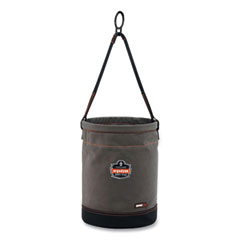 Ergodyne Corporation Arsenal 5960 Canvas Hoist Bucket with D-Rings, 150 lb, Gray, Ships in 1-3 Business Days