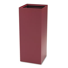 SAFCO Products Public Square Recycling Receptacles, Can Recycling, 37 gal, Steel, Burgundy, Ships in 1-3 Business Days