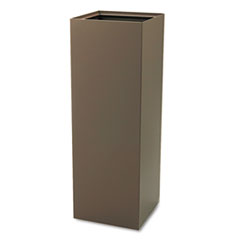 SAFCO Products Public Square Recycling Receptacles, Paper Recycling, 42 gal, Steel, Brown, Ships in 1-3 Business Days