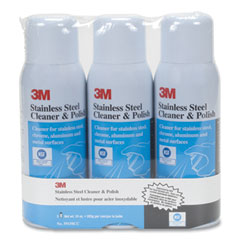 3M Polish,Ss Cleaner,12/Ct