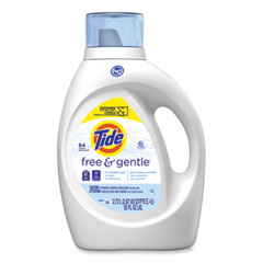 Procter & Gamble Free and Gentle Liquid Laundry Detergent, Unscented, 92 oz Bottle