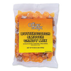 Office Snax, Inc. Candy Assortments, Butterscotch Smooth Candy Mix, 1 lb Bag