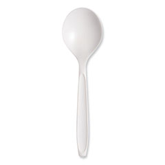Dart Reliance Mediumweight Cutlery, Soup Spoon, White, 1,000/Carton