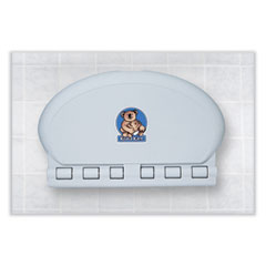 Bobrick Washroom KB208 Oval Wall Mounted, 34 x 21, Gray