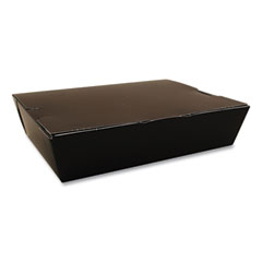 Southern Champion Tray ChampPak Carryout Boxes, 7.75 x 5.5 x 1.87, Black, Paper, 200/Carton