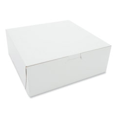 Southern Champion Tray White One-Piece Non-Window Bakery Boxes, 8 x 5 x 3, White, Paper, 250/Carton