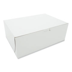 Southern Champion Tray White One-Piece Non-Window Bakery Boxes, 11 x 8 x 4, White, Paper, 100/Bundle