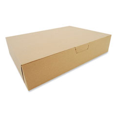 Southern Champion Tray Kraft One-Piece Non-Window Bakery Boxes, 19 x 14 x 4, Brown, Paper, 50/Carton