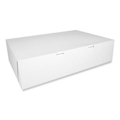 Southern Champion Tray White One-Piece Non-Window Bakery Boxes, 20.5 x 14.5 x 5, White, Paper, 50/Carton