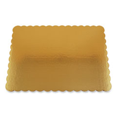 Southern Champion Tray Gold Cake Pads, 14 x 10, Gold, Paper, 50/Carton