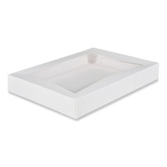 Southern Champion Tray Window Flag Design Pie Boxes, 16 x 12 x 2.25, White, Paper, 100/Carton