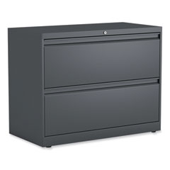Alera Lateral File, 2 Legal/Letter/A4/A5-Size File Drawers, Charcoal, 36