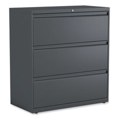 Alera Lateral File, 3 Legal/Letter/A4/A5-Size File Drawers, Charcoal, 36