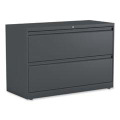 Alera Lateral File, 2 Legal/Letter-Size File Drawers, Charcoal, 42