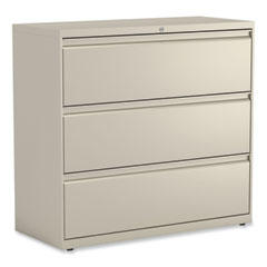 Alera Lateral File, 3 Legal/Letter/A4/A5-Size File Drawers, Putty, 42