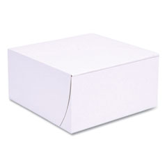 Southern Champion Tray White One-Piece Non-Window Bakery Boxes, Standard, 8 x 8 x 4, White, Paper, 250/Bundle