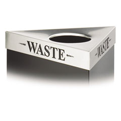 SAFCO Products Trifecta Waste Receptacle Lid, Laser Cut 
