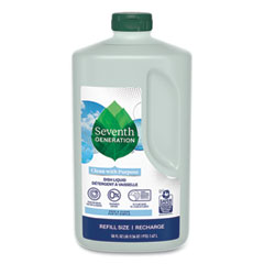 Seventh Generation Natural Dishwashing Liquid, Free and Clear, 50 oz Bottle, 3/Carton