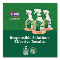 Clorox Clorox Pro EcoClean Glass Cleaner, Unscented, 32 oz Spray Bottle, 9/Carton