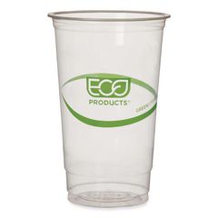 Eco-Products, Inc. Greenstripe Renewable And Compostable Cold Cups - 32 Oz, 50/pack, 12 Packs/carton