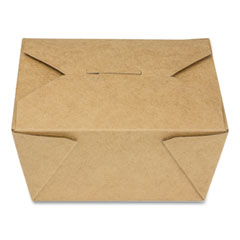 General Reclosable Kraft Take-Out Box, 30 Oz, Paper, 450/carton