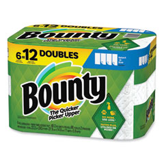 Procter & Gamble Select-a-Size Kitchen Roll Paper Towels, 2-Ply, 6 x 11, White, 90 Sheets/Double Roll, 6 Rolls/Carton