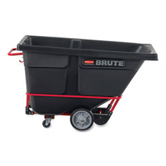Rubbermaid BRUTE Rotomolded Tilt Truck, 202 gal, 2,100 lb Capacity, Plastic, Black