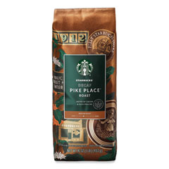 Starbucks Whole Bean Coffee, Decaffeinated, Pike Place, 1 lb, Bag