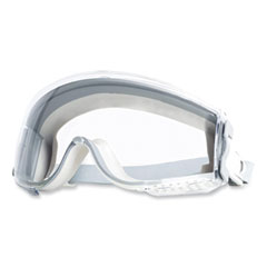 Honeywell Environmental Stealth Safety Goggles, Clear HydroShield Anti-Fog/Anti-Scratch Lens, Clear/Gray Frame