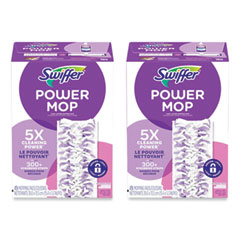 Procter & Gamble PowerMop Mopping Pads, 15.4 x 5.3, 8/Box, 2 Boxes/Carton