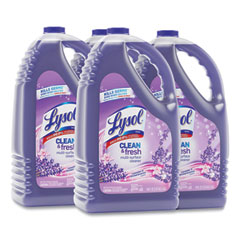 Reckitt Benckiser Clean And Fresh Multi-Surface Cleaner, Lavender And Orchid Essence, 144 Oz Bottle, 4/carton