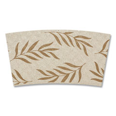 World Centric Hot Cup Sleeves, Fits 8 oz Cups, Natural, 1,000/Carton