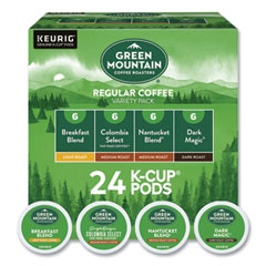 Keurig Regular Variety Pack Coffee K-Cups, Assorted Flavors, 24/Box