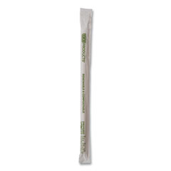 Eco-Products, Inc. Renewable and Compostable PHA Straws, 7.75