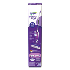 Procter & Gamble PowerMop Starter Kit, 15.4 x 5.3 White/Purple Cloth Head, 26
