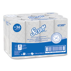Kimberly Clark Pro Small Core High Capacity/SRB Bath Tissue, Septic Safe, 2-Ply, White, 1,100 Sheets/Roll, 36 Rolls/Carton