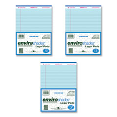 Roaring Spring Paper Products Enviroshades Legal Notepads, 50 Blue 8.5 x 11.75 Sheets, 72 Notepads/Carton, Ships in 4-6 Business Days