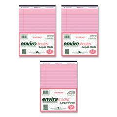 Roaring Spring Paper Products Enviroshades Legal Notepads, 50 Pink 8.5 x 11.75 Sheets, 72 Notepads/Carton, Ships in 4-6 Business Days