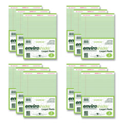 Roaring Spring Paper Products Enviroshades Legal Notepads, 50 Green 8.5 x 11.75 Sheets, 72 Notepads/Carton, Ships in 4-6 Business Days