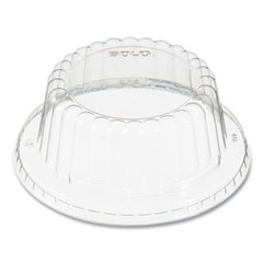 Dart Flat-Top Dome PET Plastic Lids, For 6-10 oz Containers, 3.96