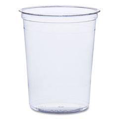 Dart Bare Eco-Forward RPET Deli Containers, ProPlanet Seal, 32 oz, Clear, Plastic, 50/Pack, 10/Carton