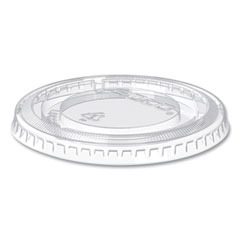 Dart Snaptight Portion Cup Lids, Fits 2.5 Oz To 3.5 Oz Cups, Polypropylene, Clear, 100/sleeve, 25 Sleeves/carton