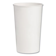 Dart Double Sided Poly (DSP) Paper Cold Cups, 44 oz, White, 500/Carton